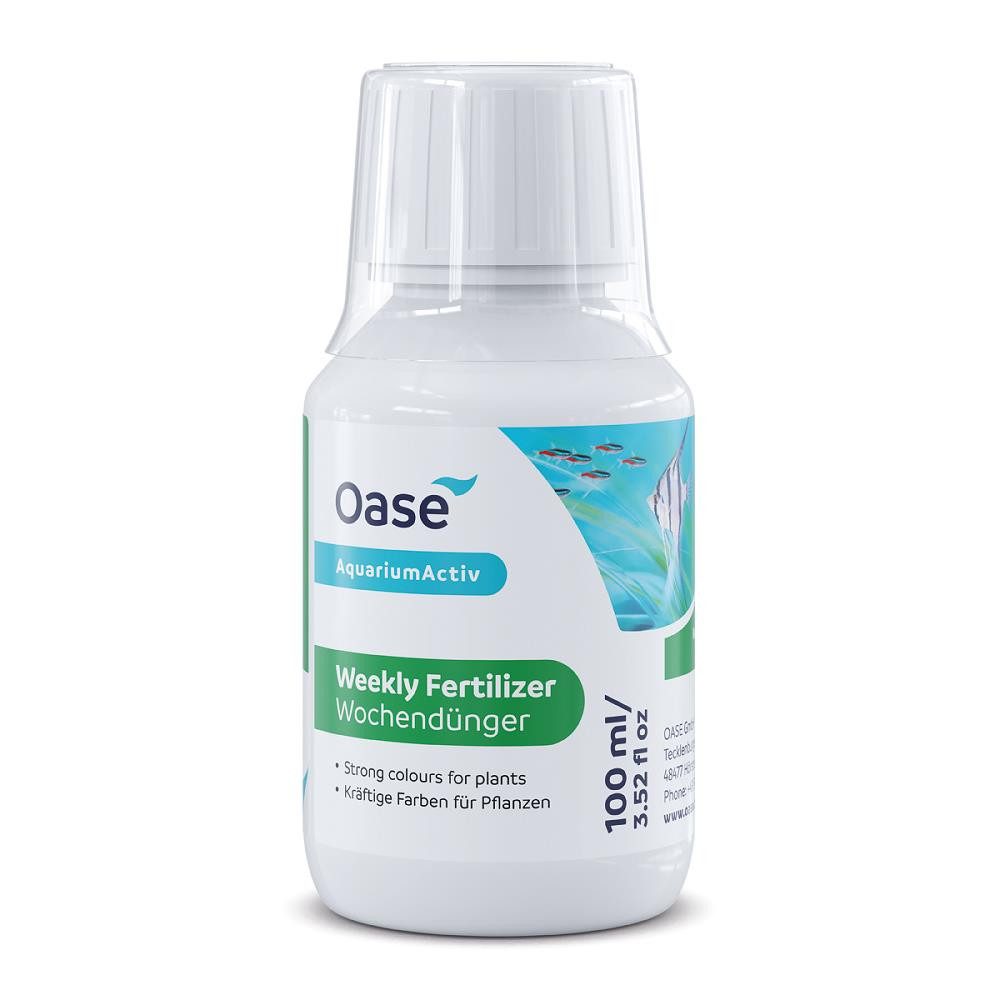 Aquarien-Substrat Oase Wochendünger 100 ml- für eine ideale Nährstoffaufnahme von Wasser