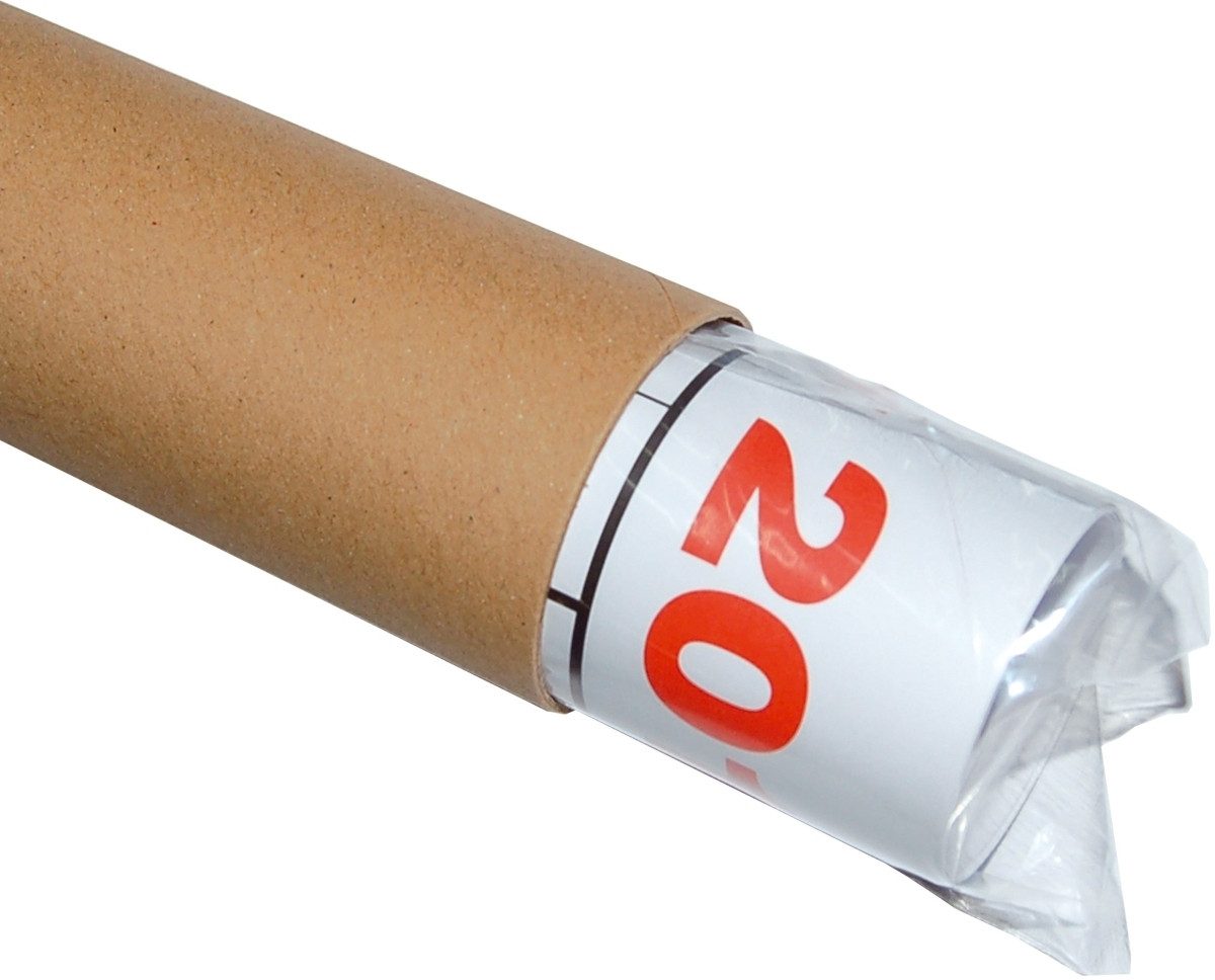 Rumold Gewindepack Transparent – Länge 320 Mm, Durchmesser 55 Mm – Versandrolle Aus DE