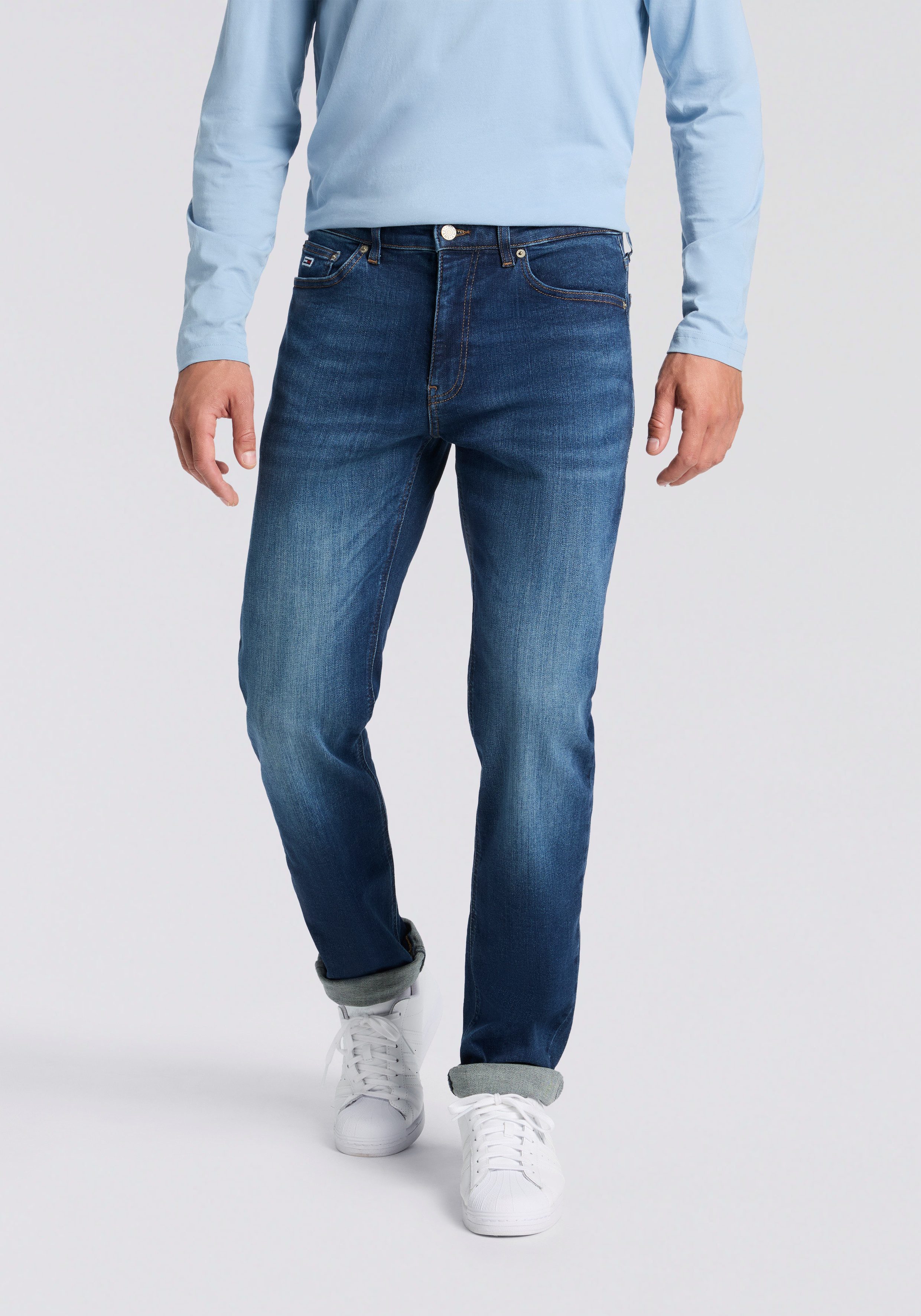 Tommy Jeans Slim-fit-Jeans Austin Slim Tapered zum Knöchel hin schmaler wer günstig online kaufen