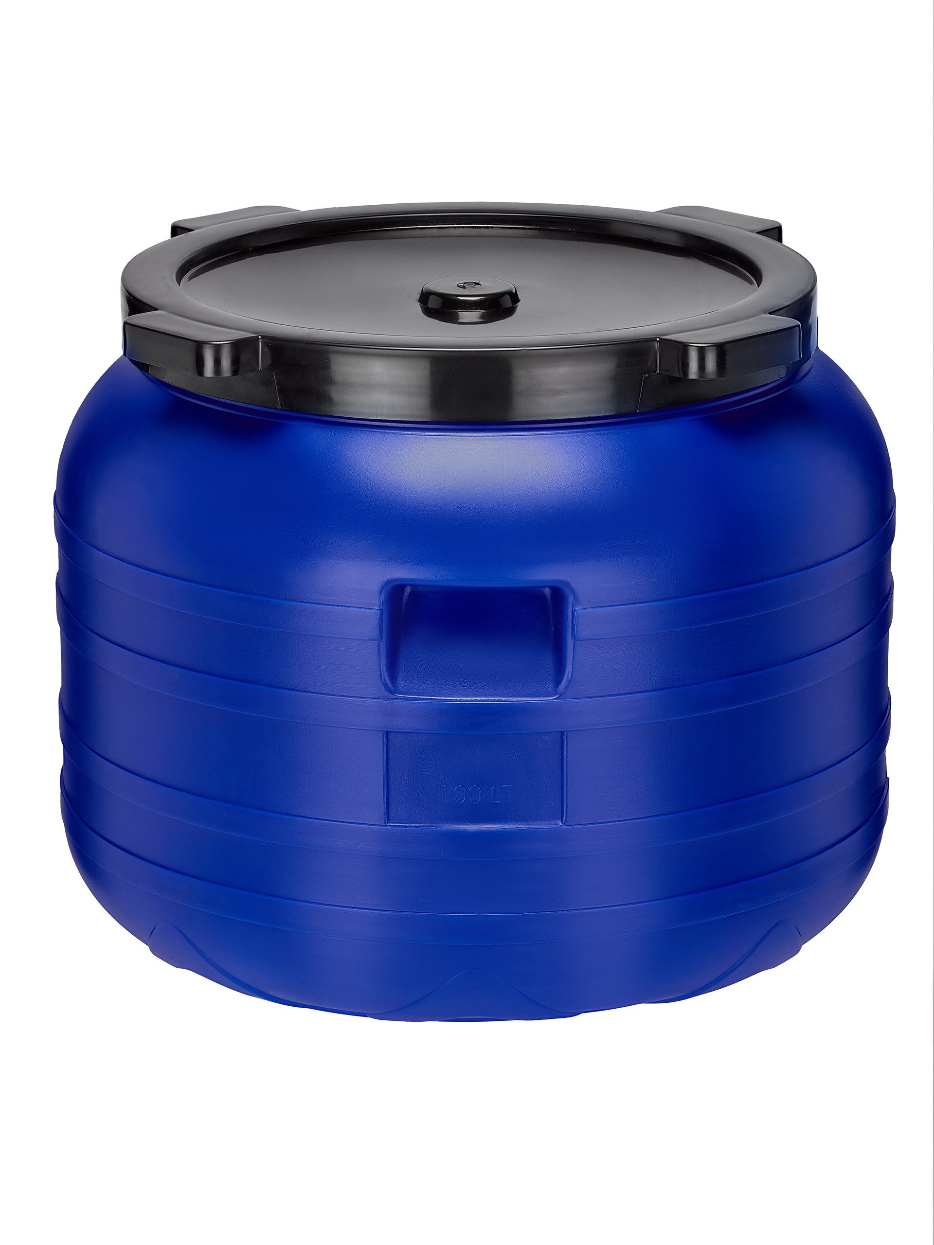 Garronda Regentonne 100L Universalfass BPA-frei Lebensmittel für Haus&Garten GD-0093, Blau, 100 l