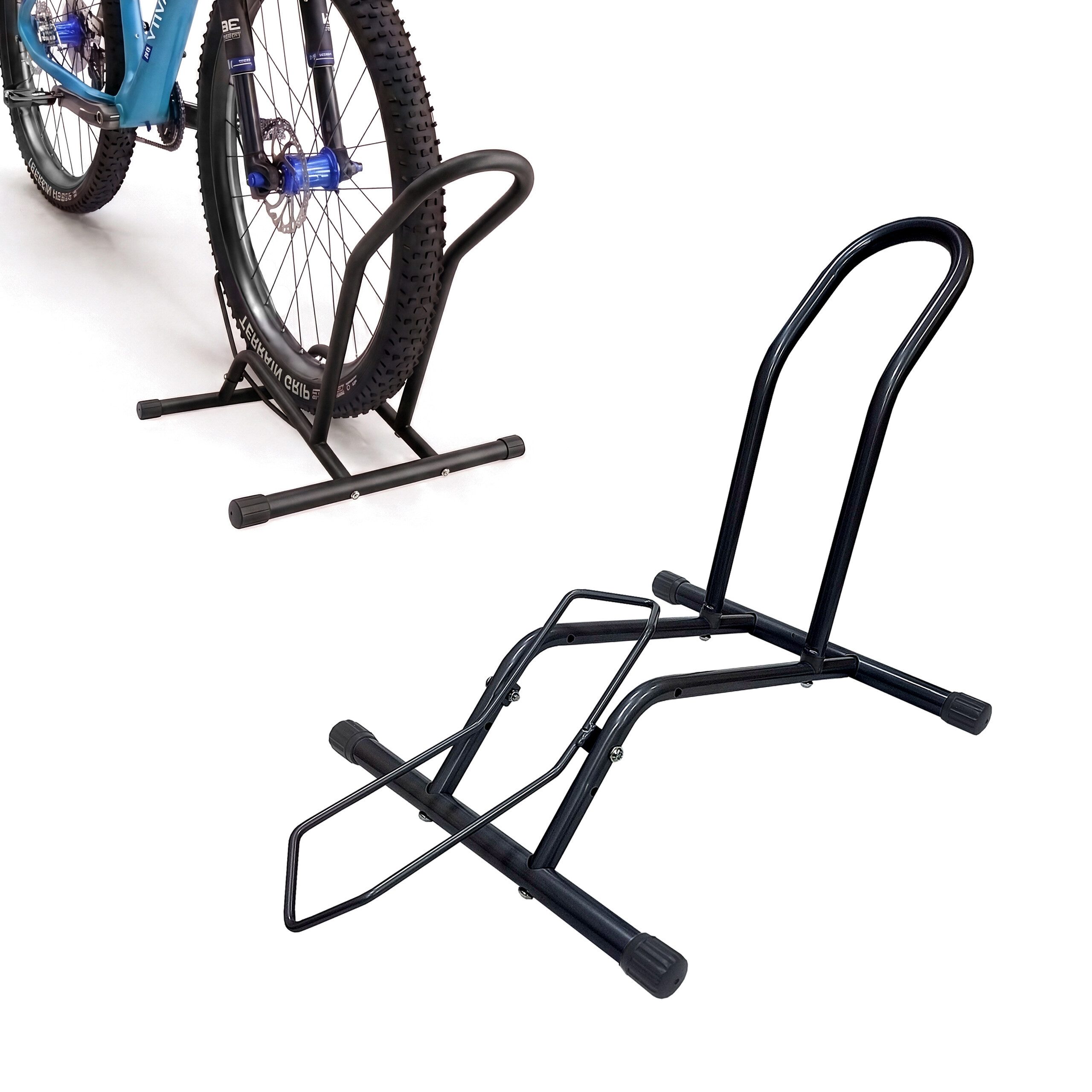 relaxdays Fahrradständer bis 29 Zoll (1-St), schwarz