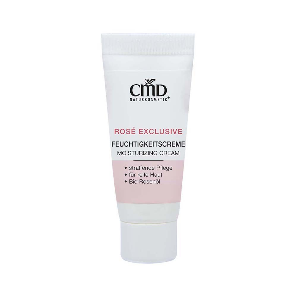 CMD Naturkosmetik Tagescreme Rosé Exclusive - Feuchtigkeitscreme Probiergröße 5ml