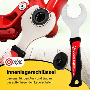 Optio Cylce Fahrradwerkzeugset Centerlock Werkzeug und Kurbelkappenwerkzeug