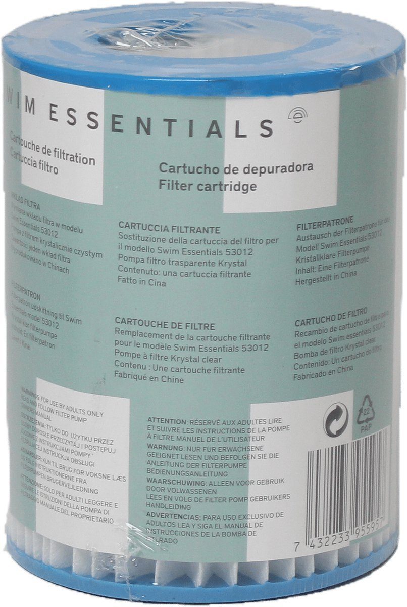 Swim Essentials Slackline Swim Essentials Filter für die Filterpumpe 500 GAL