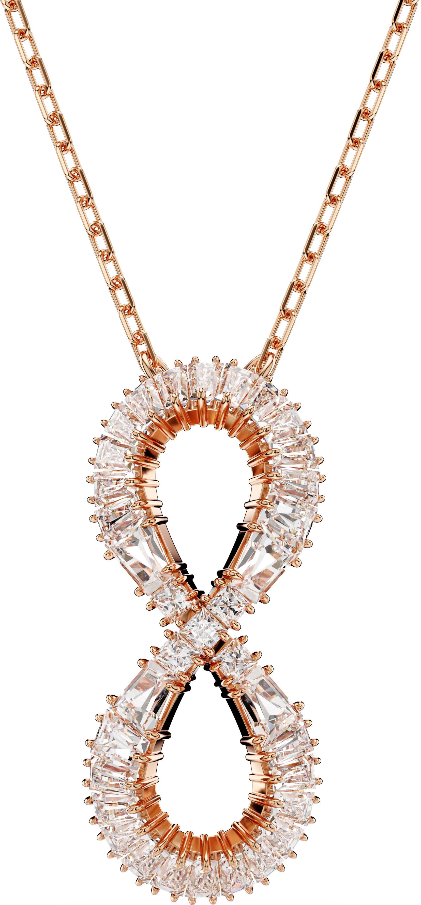 Swarovski Kette mit Anhänger Hyperbola, Unendlichkeit, 5677623, mit Swarovski® Kristall