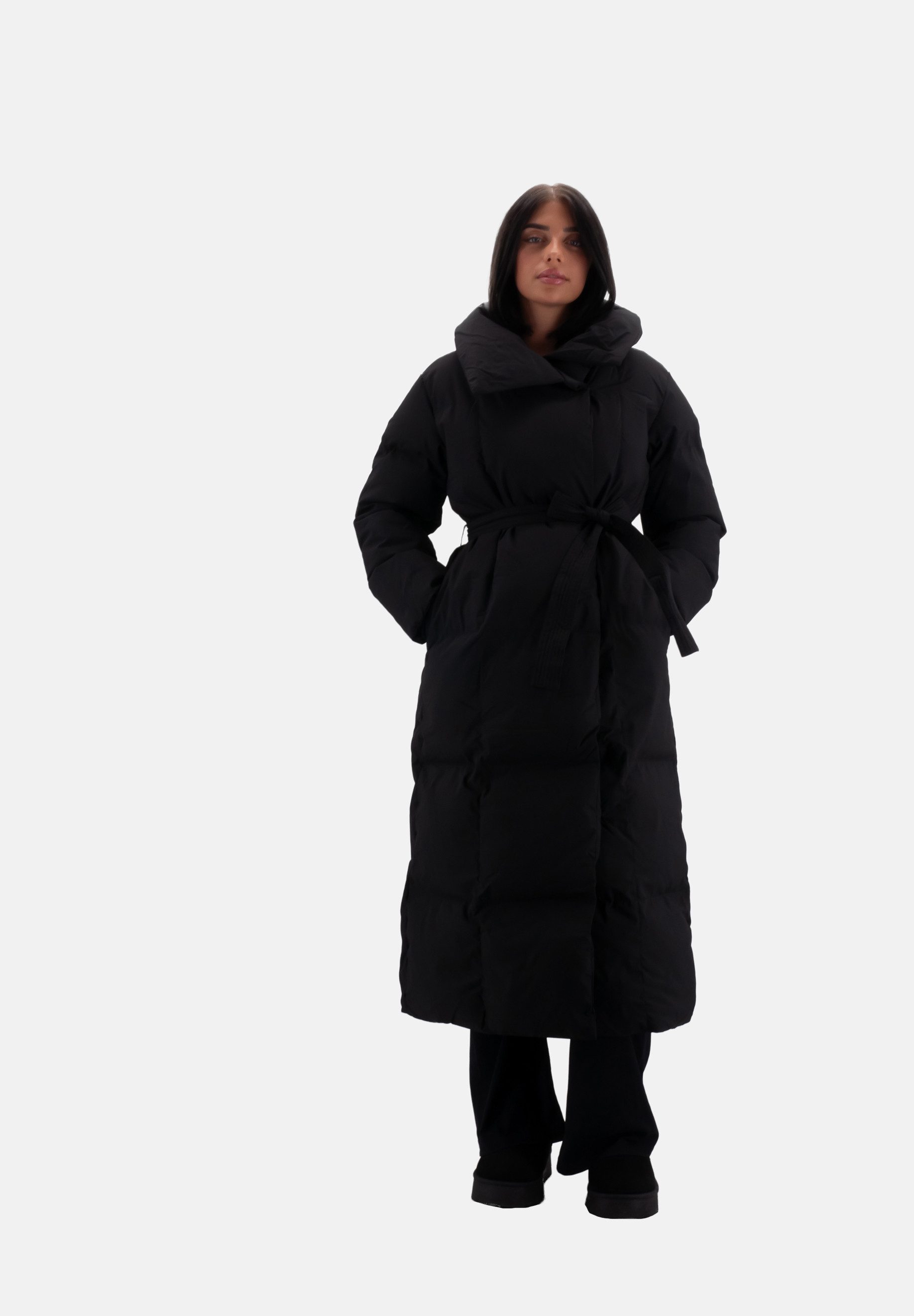 Elara Steppjacke Elara langer Damen Puffermantel günstig online kaufen