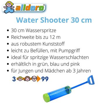 alldoro Wasserpistole 60110, Water Shooter 30 cm, Wasserspritze, Reichweite bis zu 12 m