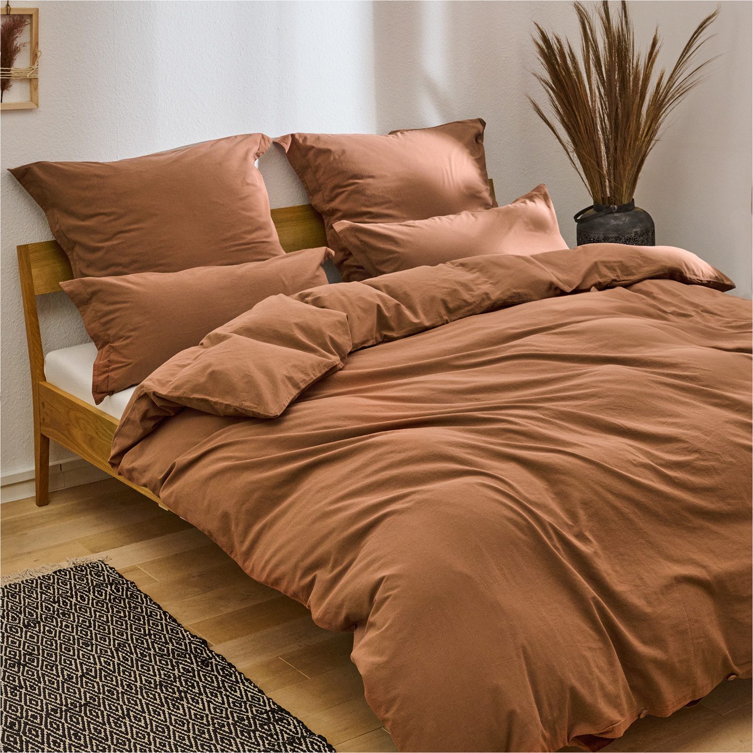 Blumtal Bettwäsche Bettwäsche aus 100% Baumwolle mit Kissenbezug, Oeko-TEX günstig online kaufen