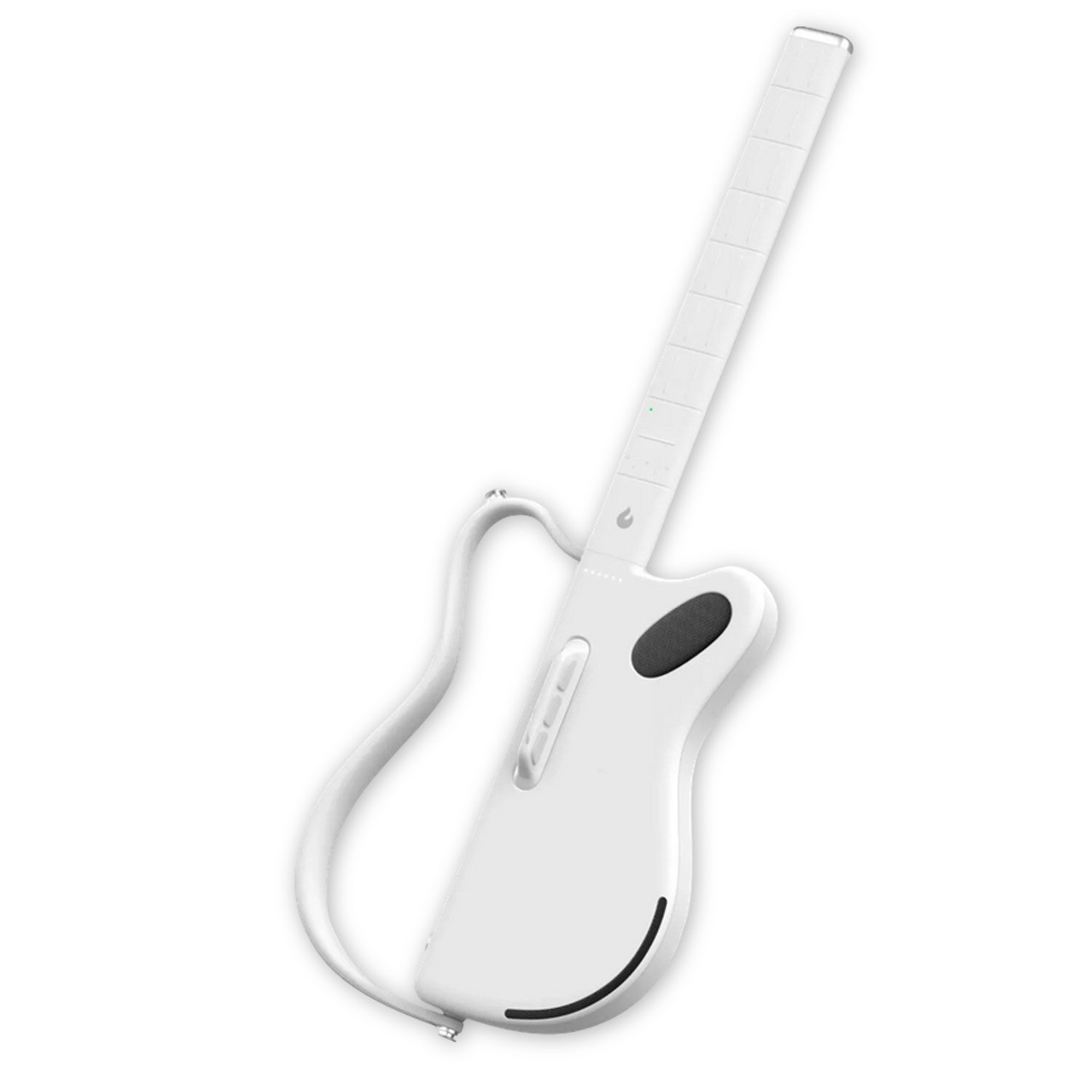 Lava Music Westerngitarre Lava Music Gitarre Genie Smart-Gitarre Weiss, Smart-Gitarre mit Touch-Griffbrett, 6.35 mm Klinke, 3.5 mm Klinke, USB Type-C, 1-St., Smart-Gitarre