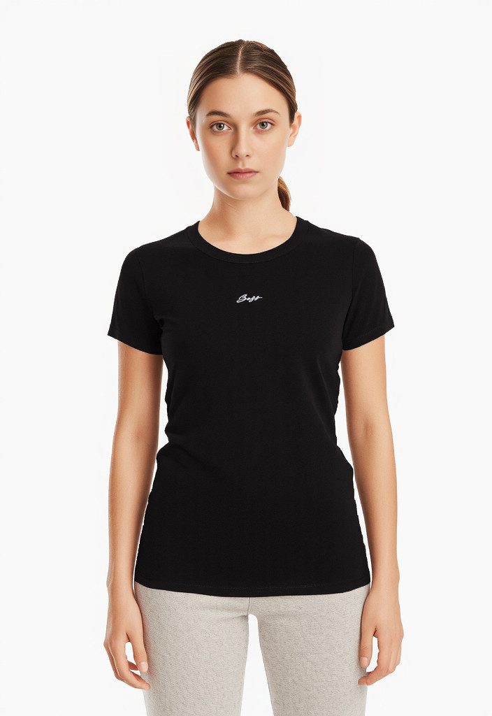 BOSS ORANGE T-Shirt Elogo Premium Damenmode günstig online kaufen