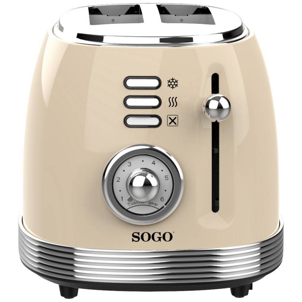 Sogo Toaster 2-Scheiben-Toaster Eternal Retro Serie