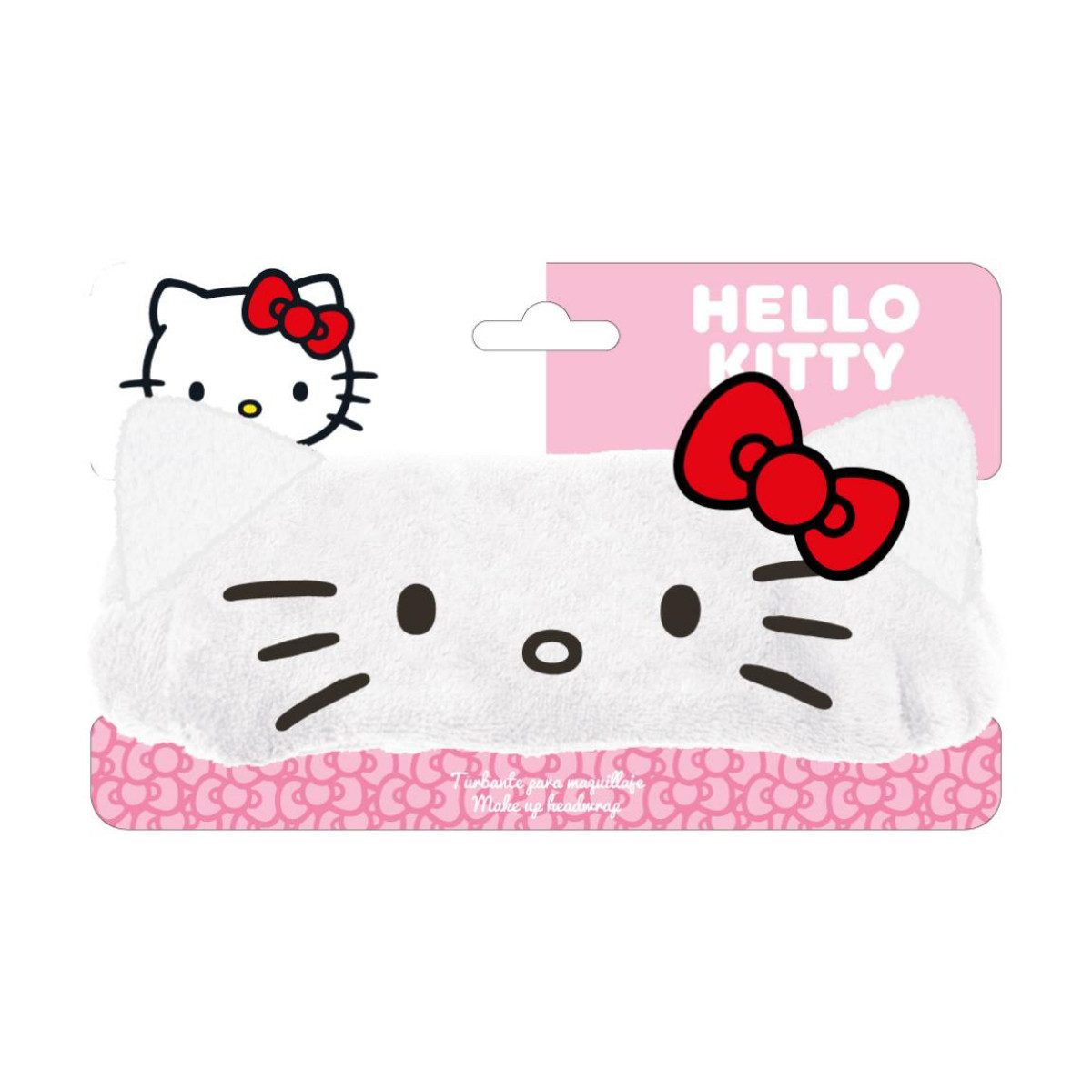 Cerda Haarband Hello Kitty Make-up Turban Haarband Damen Kosmetik Stirnband Pflege