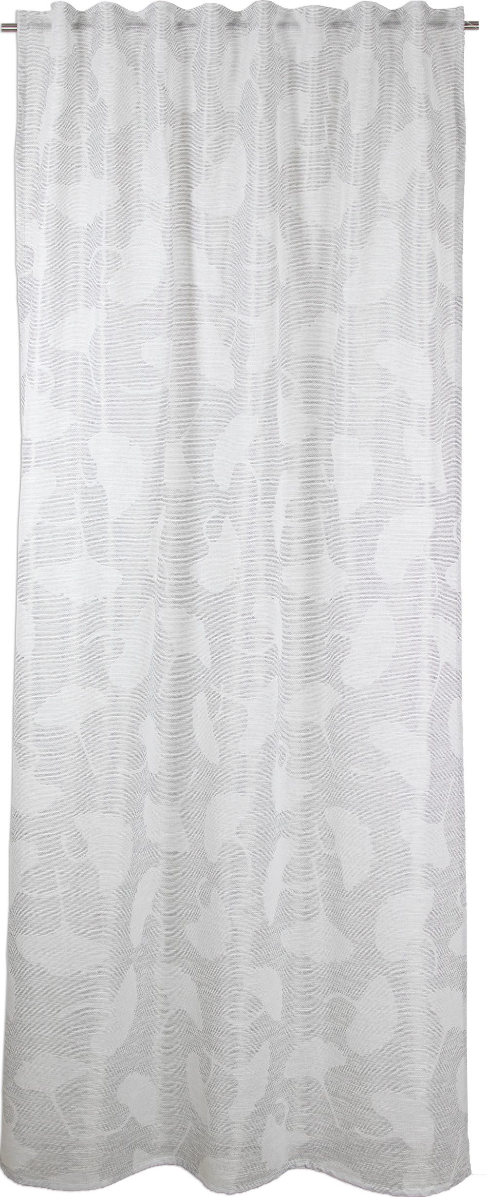 EXPERIENCE Vorhang Scheibengardine Schlaufenschal 140x245 cm transparent Polyester, Schlaufen, halbtransparent