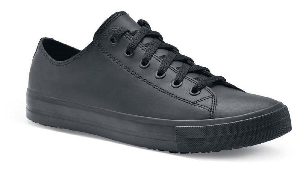 wasserabweisend schwarz Shoes Sicherheitsschuh For DELRAY UNISEX echtem Leder, Crews extrem rutschhemmend, aus Leder