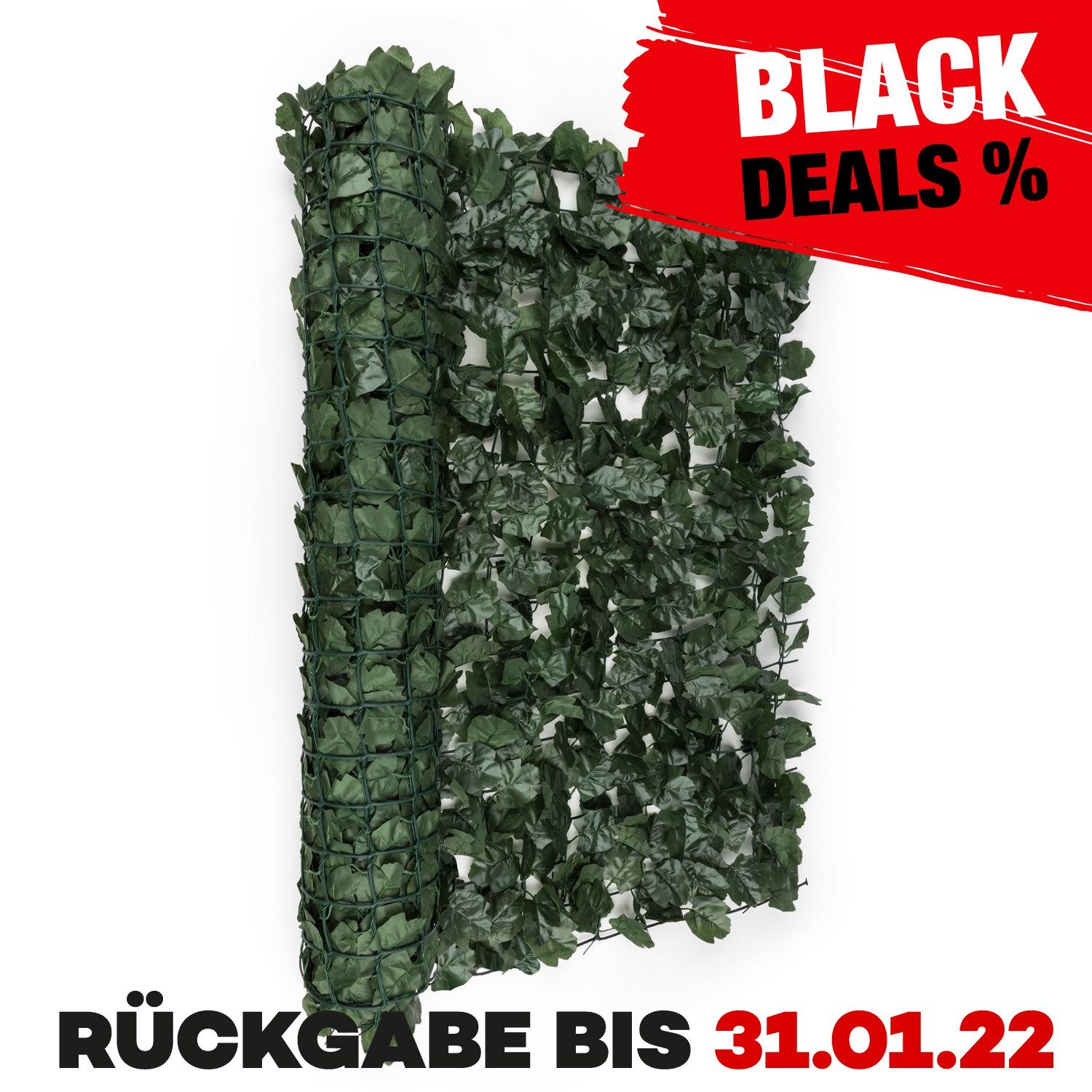 blumfeldt Balkonsichtschutz Fency Dark Ivy Sichtschutzzaun günstig online kaufen