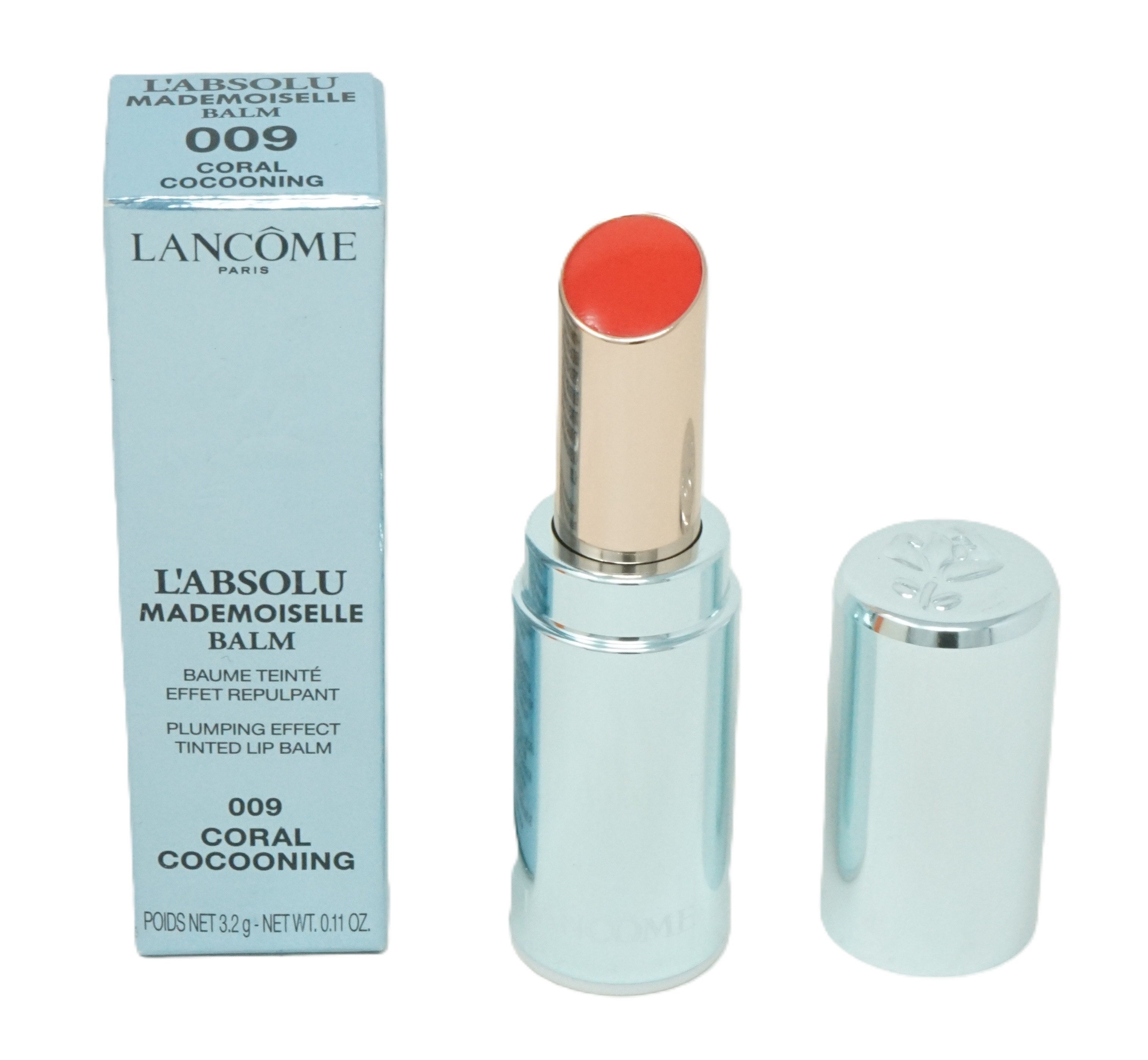 Lippenstift Lancome L'Absolu mademoiselle lip balm 009 coral cocooning 3,2 g