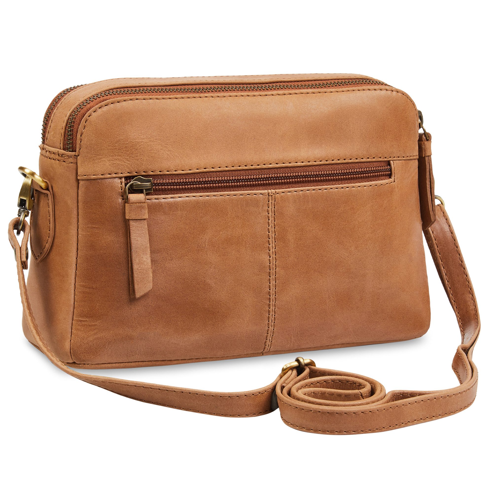 STILORD Handtasche "Rosie" Vintage Umhängetasche Damen Leder Klein