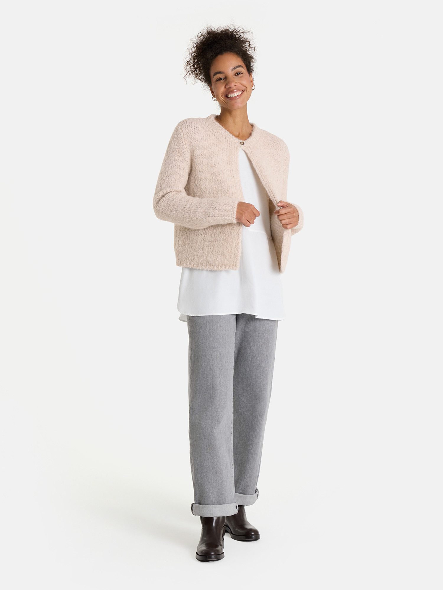 Lieblingsstück Strickjacke KianaL mit Alpakawolle und Wolle