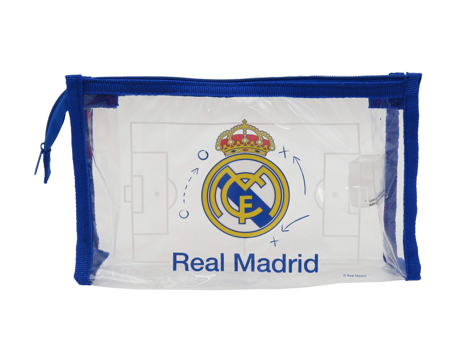 Real Madrid Kulturbeutel Reise Kulturbeutel Set mit 4 Flaschen Dispenser und Becher 200 ml