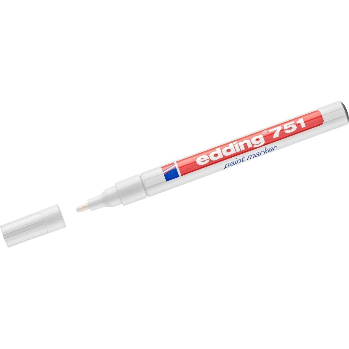edding Permanentmarker Glanzlack-Marker edding 751 1-2mm weiß