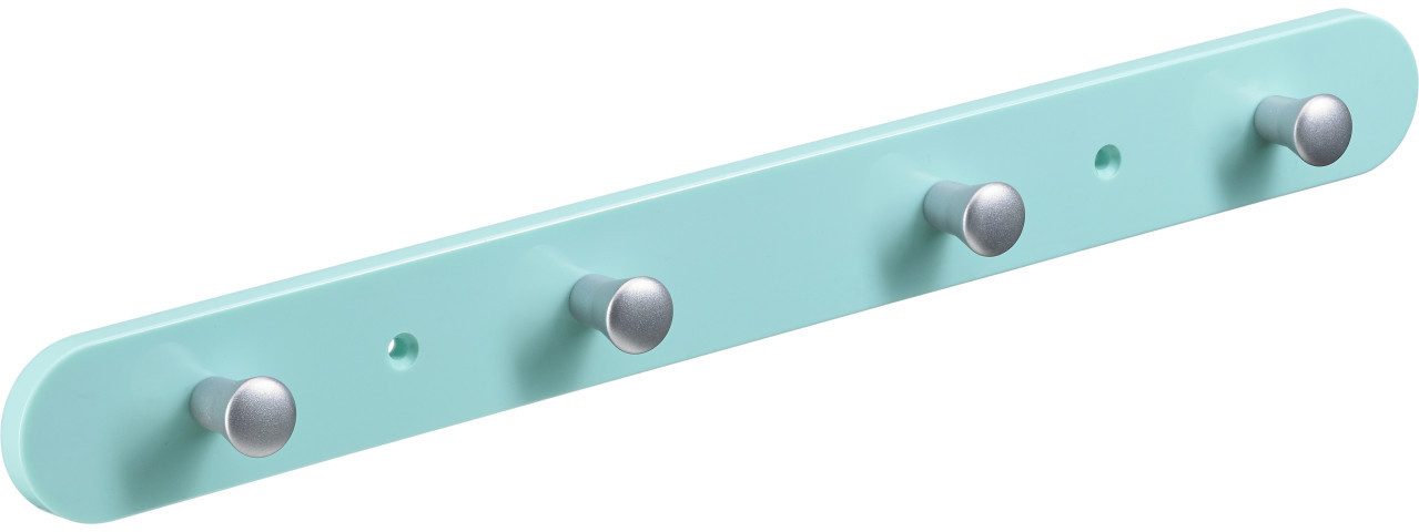 Hettich Garderobenleiste Hettich Garderobenleiste 4 Haken 38,0 x 4,0 x 0,8
