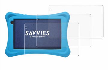 Savvies Schutzfolie für SoyMomo Tablet Lite 3.0, Displayschutzfolie, 18 Stück, Folie klar