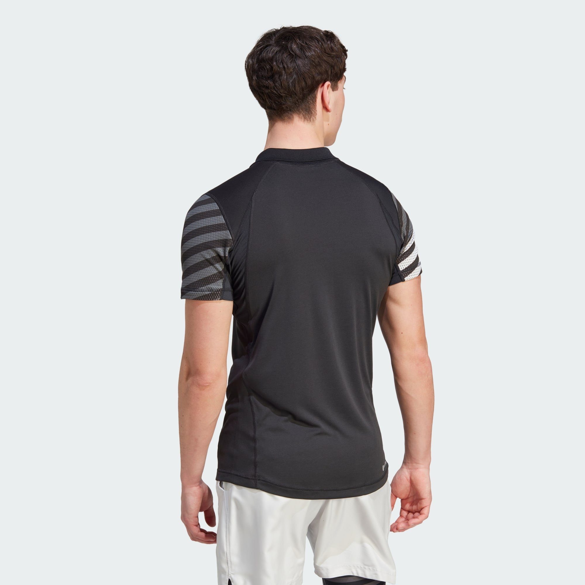 TENNIS Black HEAT.RDY Performance POLOSHIRT Funktionsshirt adidas PRO FREELIFT