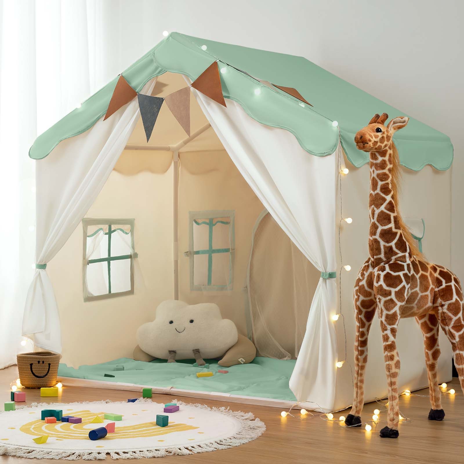 besrey Spielzelt 2 IN 1 Kinderzelt, günstig online kaufen