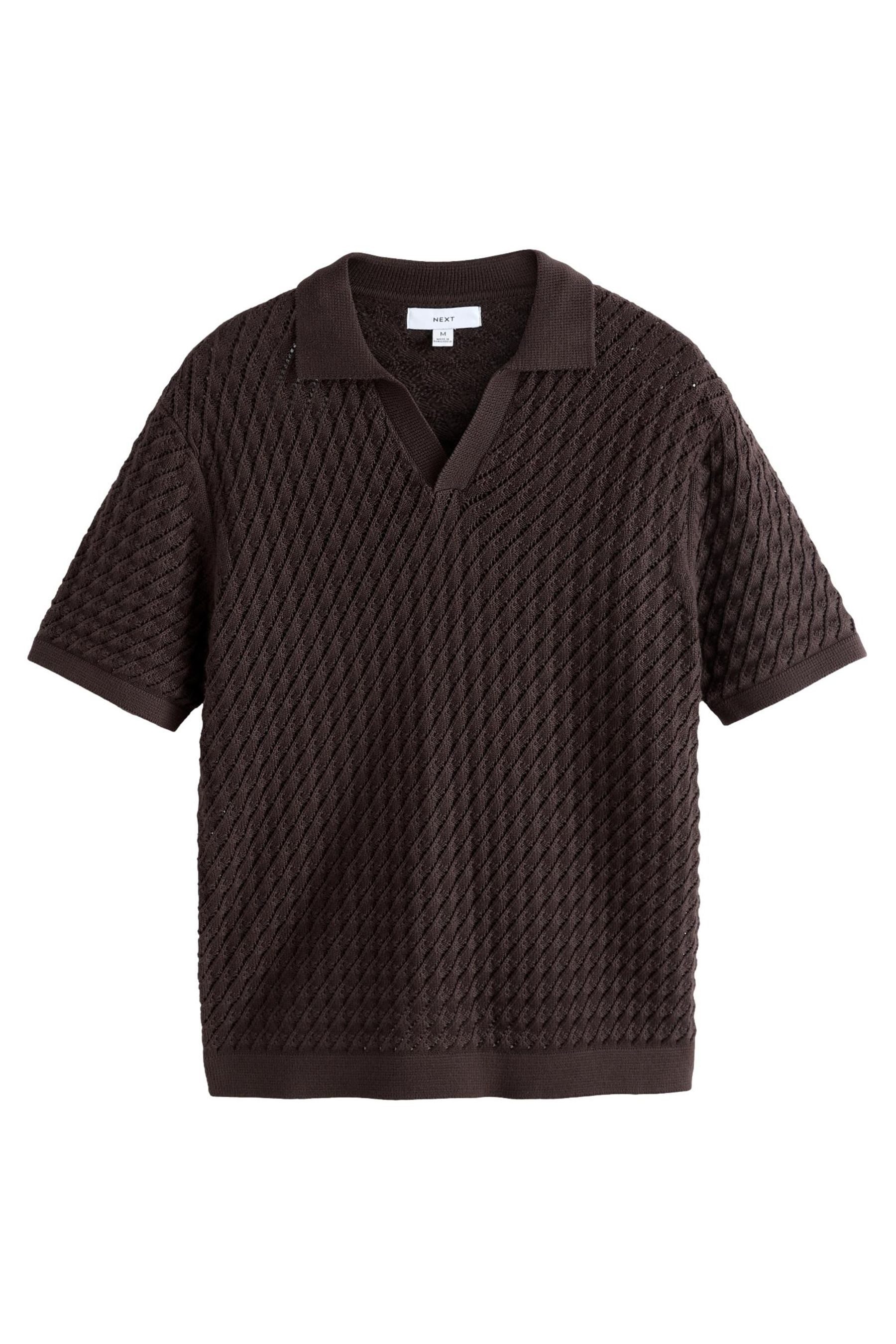 Next Poloshirt N. Premium Trophy-Poloshirt aus Strick mit Leinen (1-tlg)