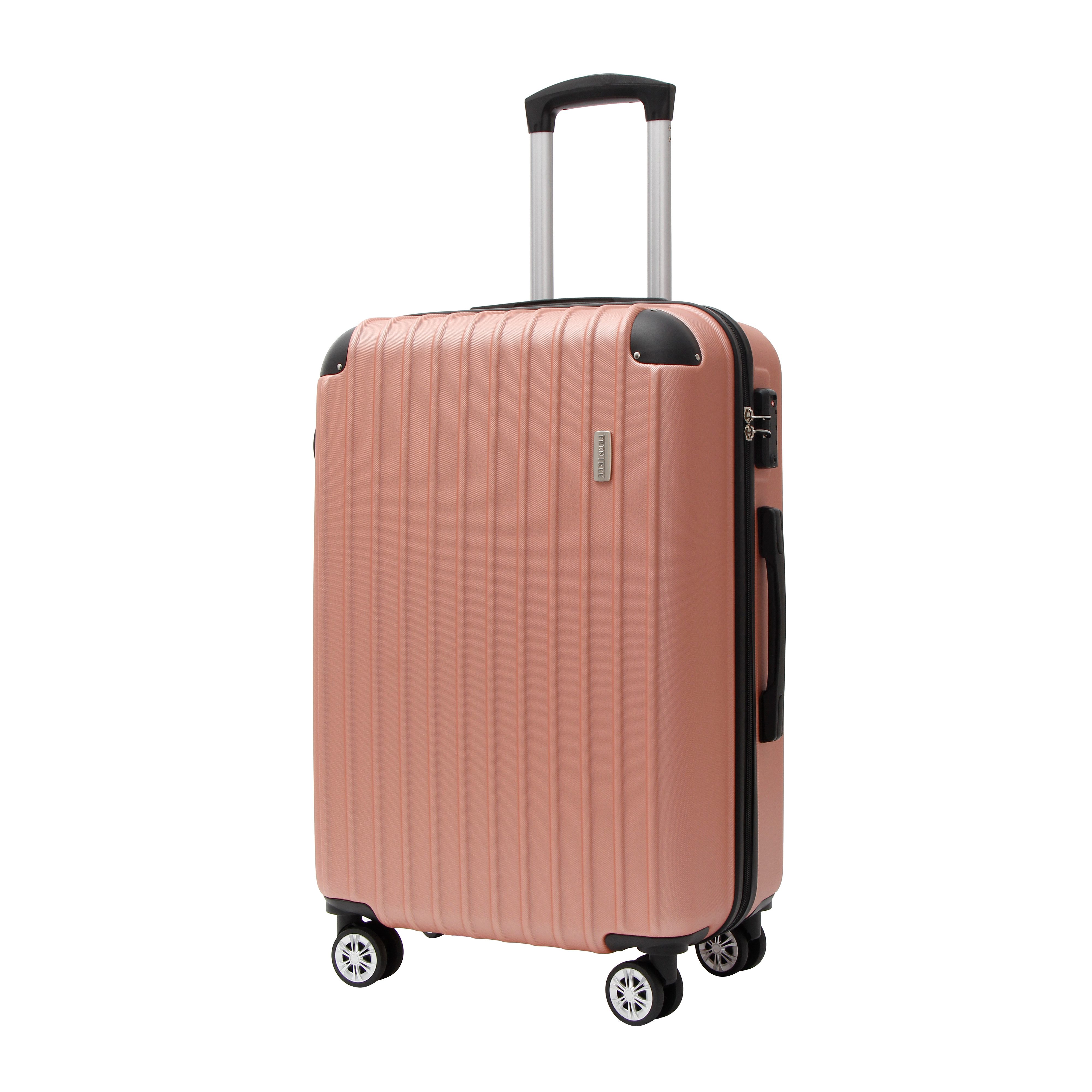 Frentree Hartschalen-Trolley Reisekoffer mit TSA-Schloss, Koffer in 3 Größen (Handgepäck, L, XL), 4 Rollen, 360°-Drehung, Wochenendreisen, Geschäftsreisen, Fernreisen