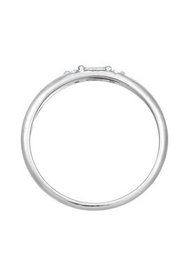 Elli Premium Fingerring Topas Verlobung Beisteckring 585er Weißgold, Verlobungsring