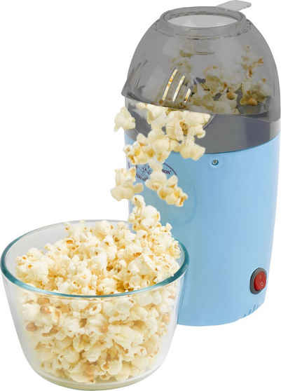 bestron Popcornmaschine Sweet Dreams APC 1007, Heißluft betrieben, für bis zu 50 g Popcornmais, 1200 Watt, Blau