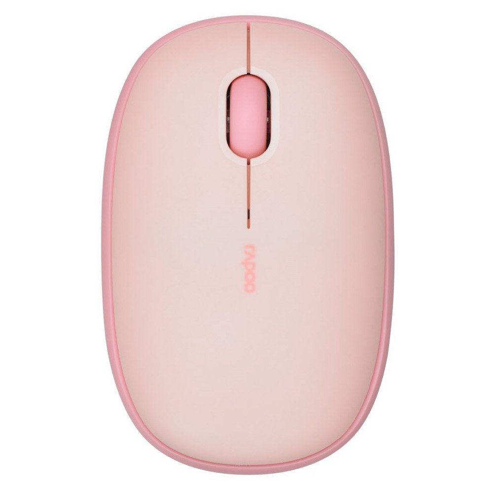 Rapoo M660 kabellose Maus pink - optische Maus. Mäuse (Funk-Datentransfer, 2.4 GHz, Funk-Datentransfer)