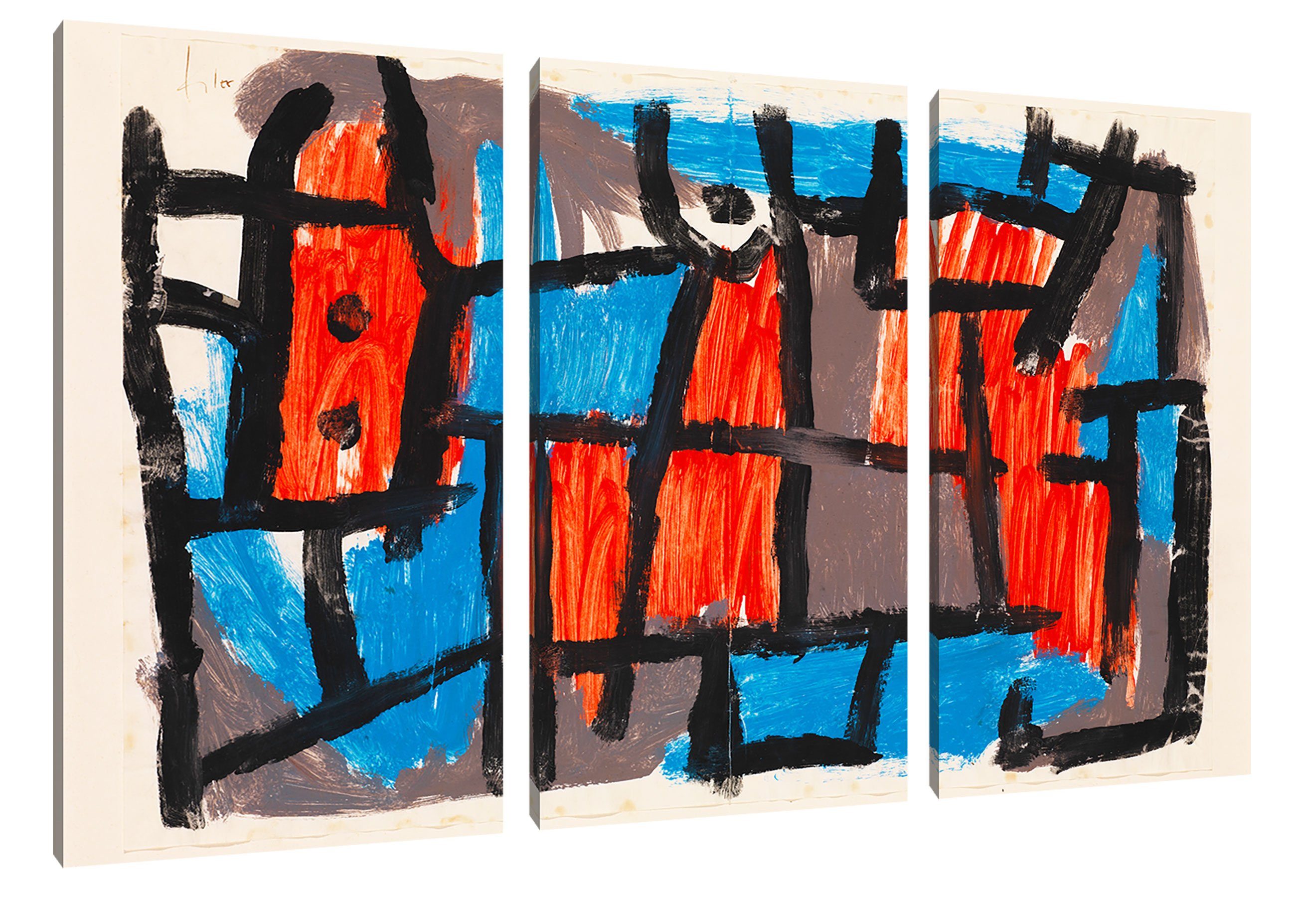 Leinwandbild Paul Klee - Die Stunden vor der Nacht