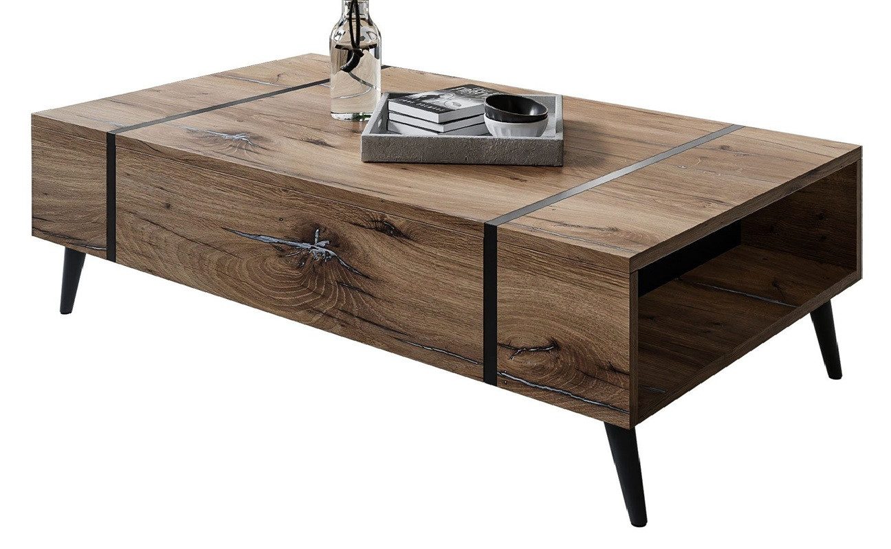 ALLHOUSE24 Couchtisch FLAGSTAFF EICHE Sofatisch 104 günstig online kaufen