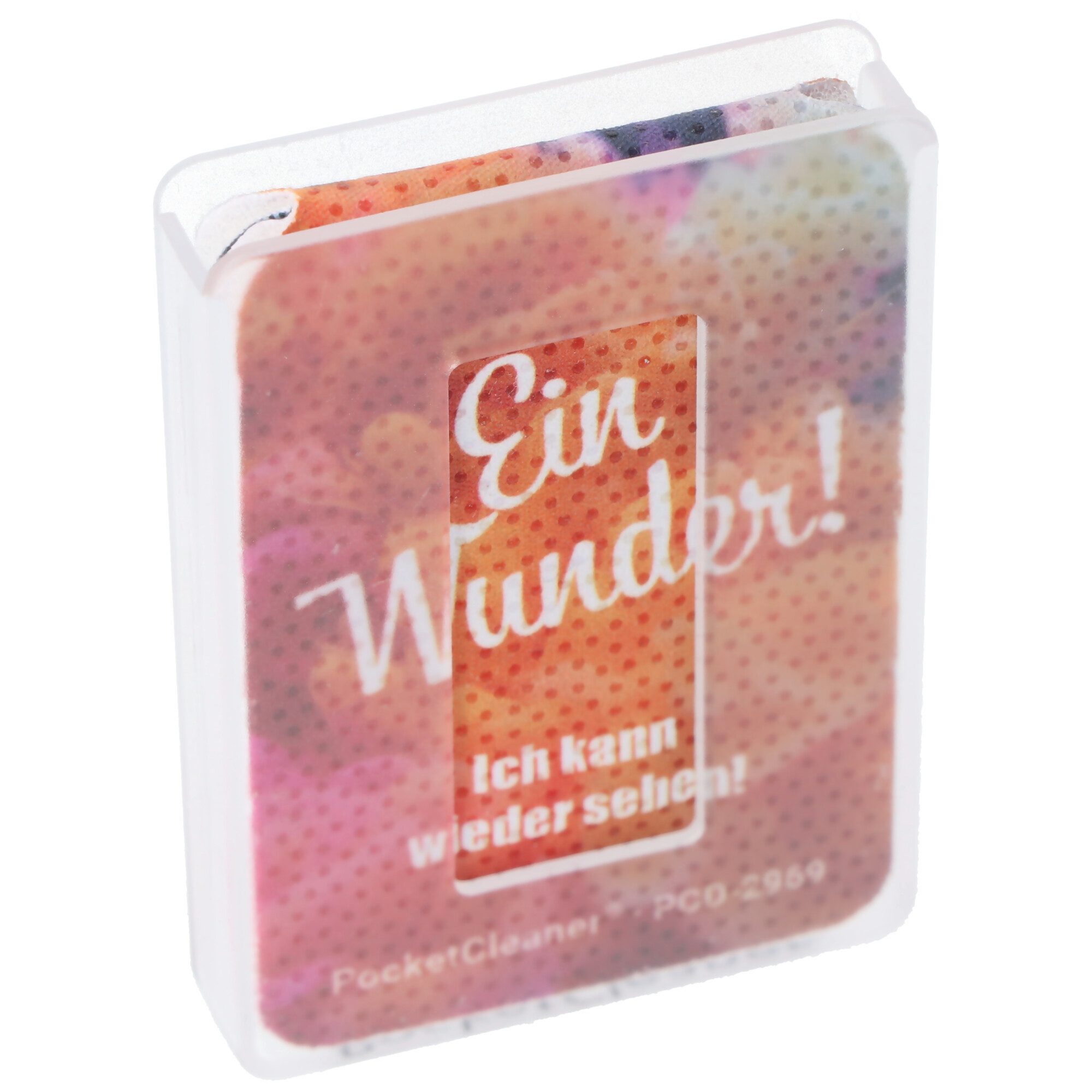 WEDO Displayschutzfolie PocketCleaner Brillen-Putztuch, Smartphone- oder Tabletputztuch im Ku