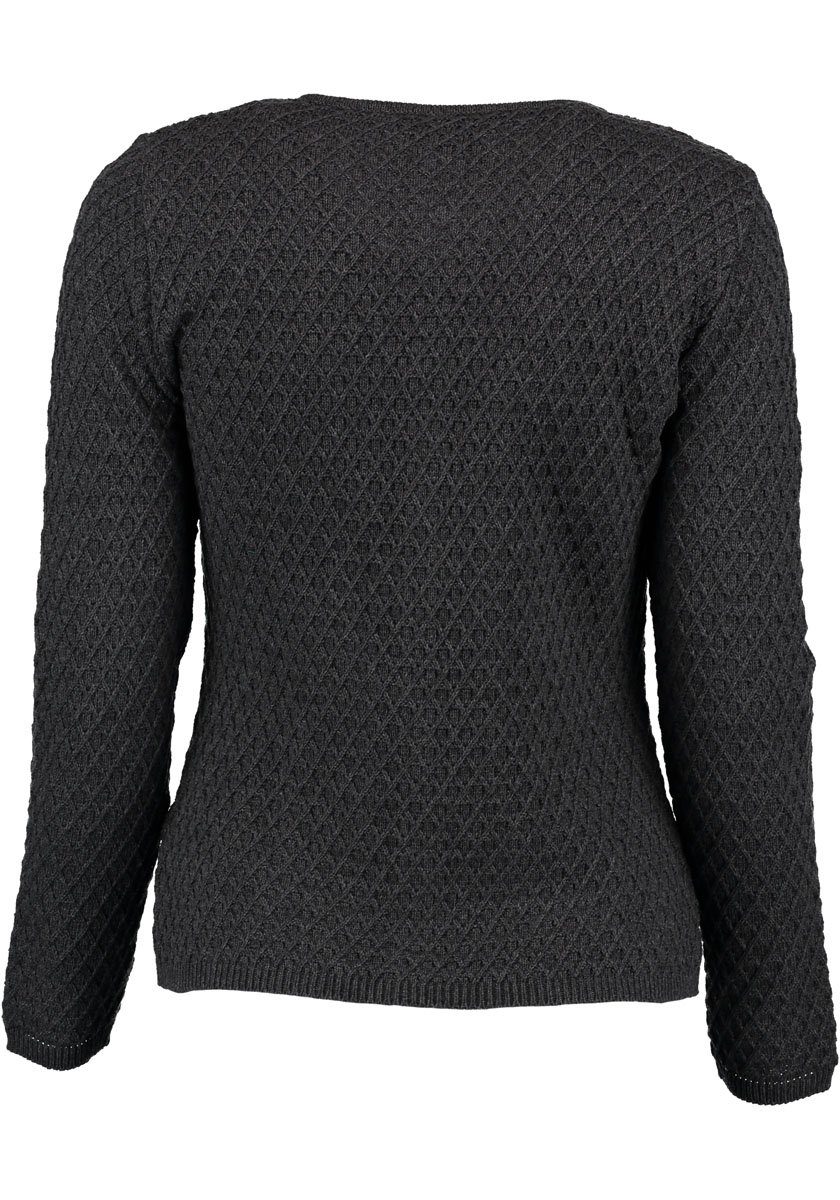 OS Trachten Strickjacke Hadeko Damen Trachtenjacke mit Zopfmuster