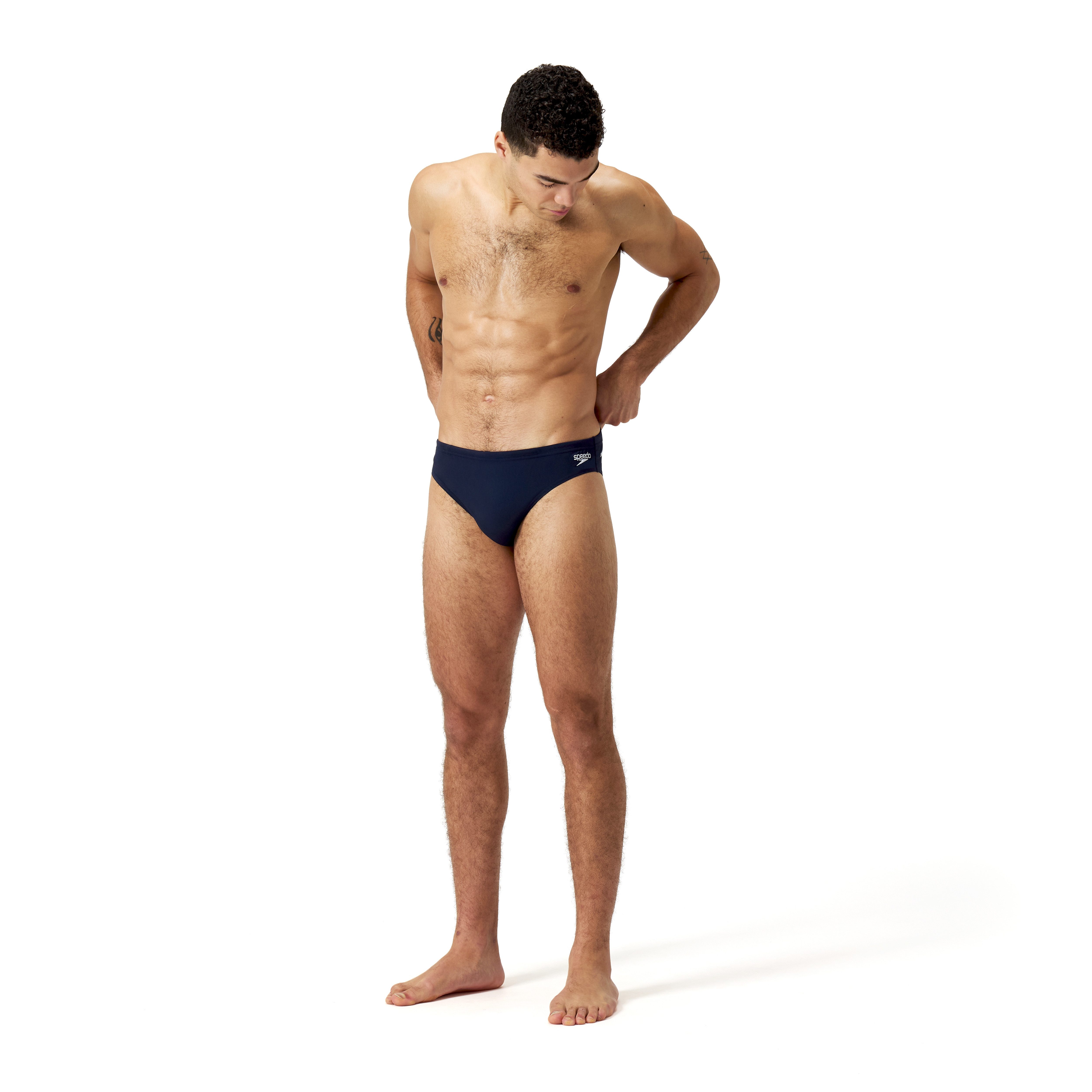 Speedo Badehose Badehose Brick mit Tunnelzugbund, schnelltrocknend, aus Polyester