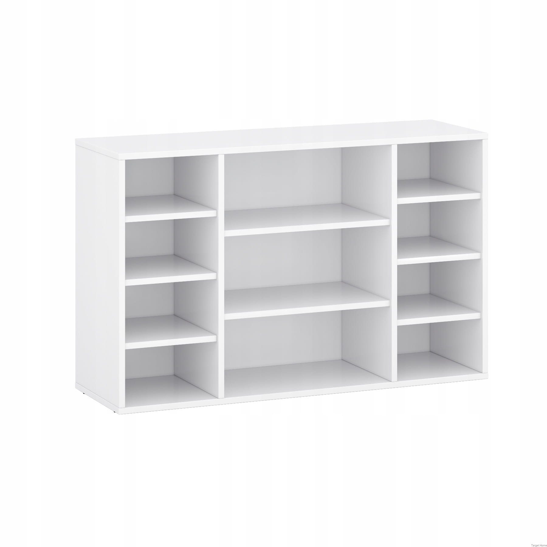 TARGET HOME Bücherregal Universalregal weißer Schrank mit offenen Fächern u günstig online kaufen