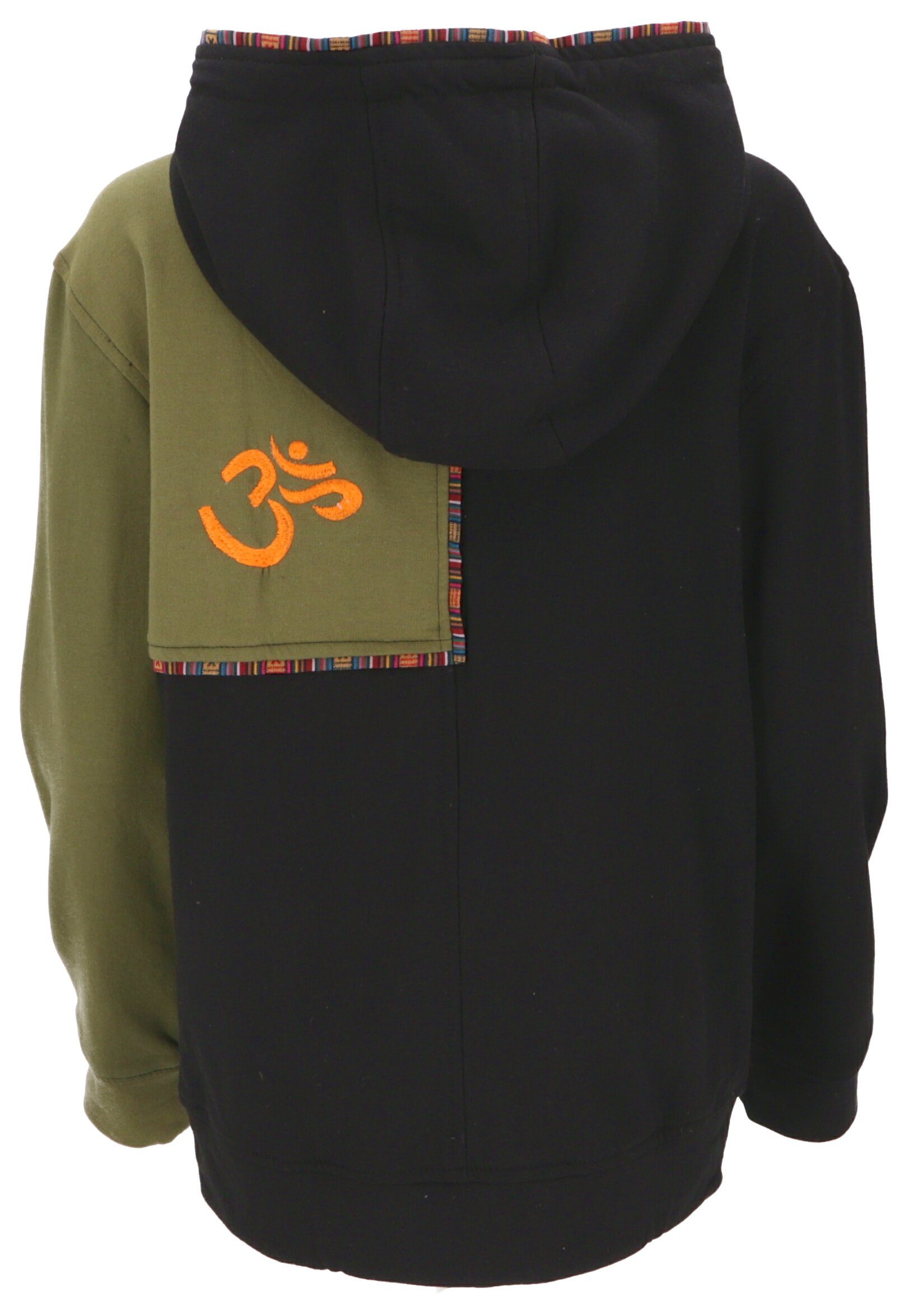 Guru-Shop Strickjacke Goa Hoodie Jacke, Ethno Kapuzen Jacke -.. alternative  Bekleidung | Cardigans