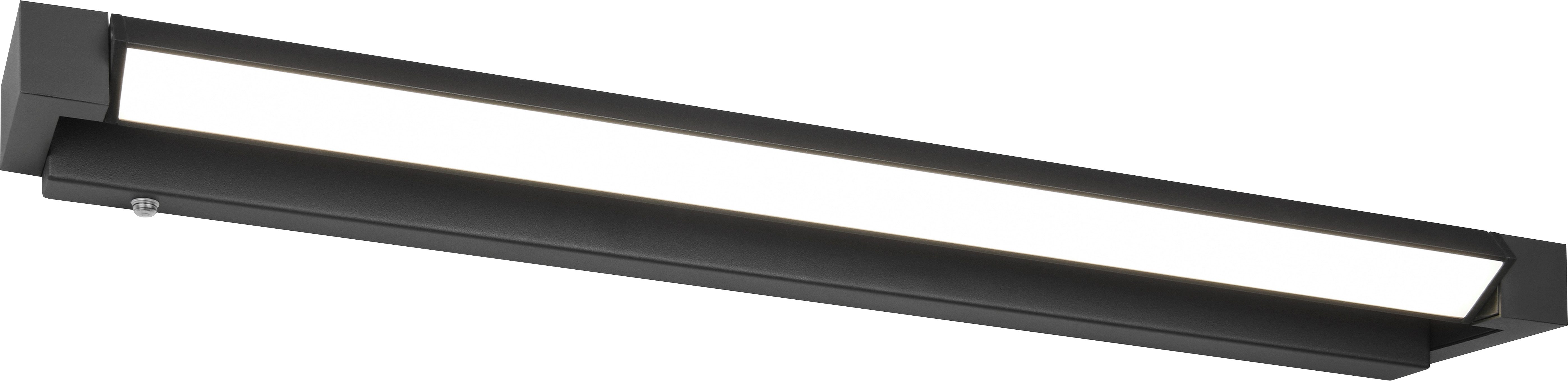 TRIO Leuchten LED Wandleuchte FABRIZIO, Badezimmer Wandleuchte LED 15,5W 1700 Lumen Touchdimmer, Dimmfunktion, Ein-/Ausschalter, Memoryfunktion, LED fest integriert, warmweiß - kaltweiß, Lichtaustritt schwenkbar, Lichtfarbe einstellbar 2300-3000-4000K