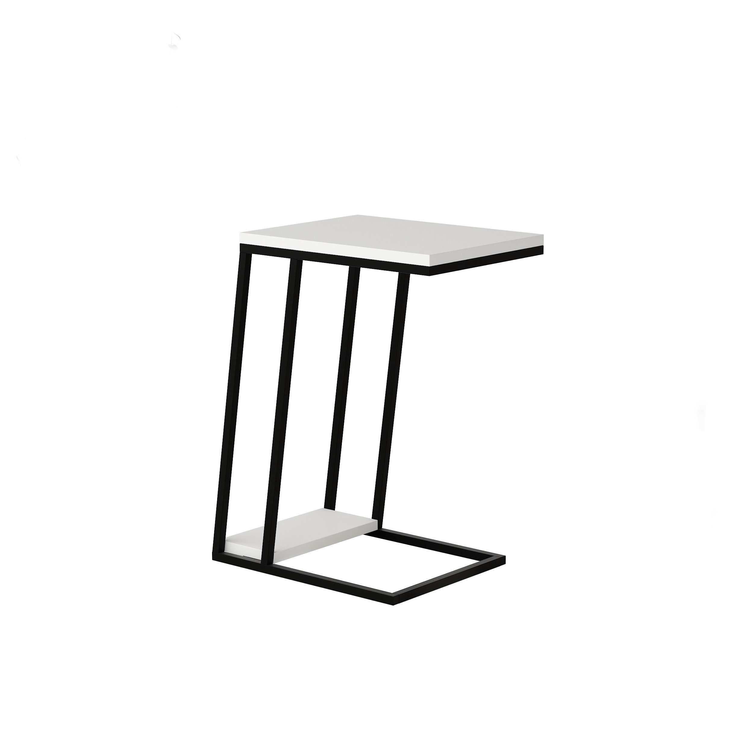 Decortie Beistelltisch Pal (1 Tisch), Modern C Form Beistelltisch,Mehrzweck mit Kreativität,30 x 40 x 57 cm
