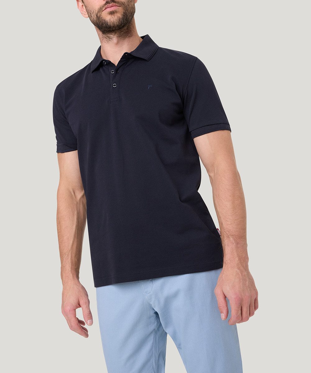 Pioneer Authentic Jeans Poloshirt mit Logostickerei – Bild 2 von 5