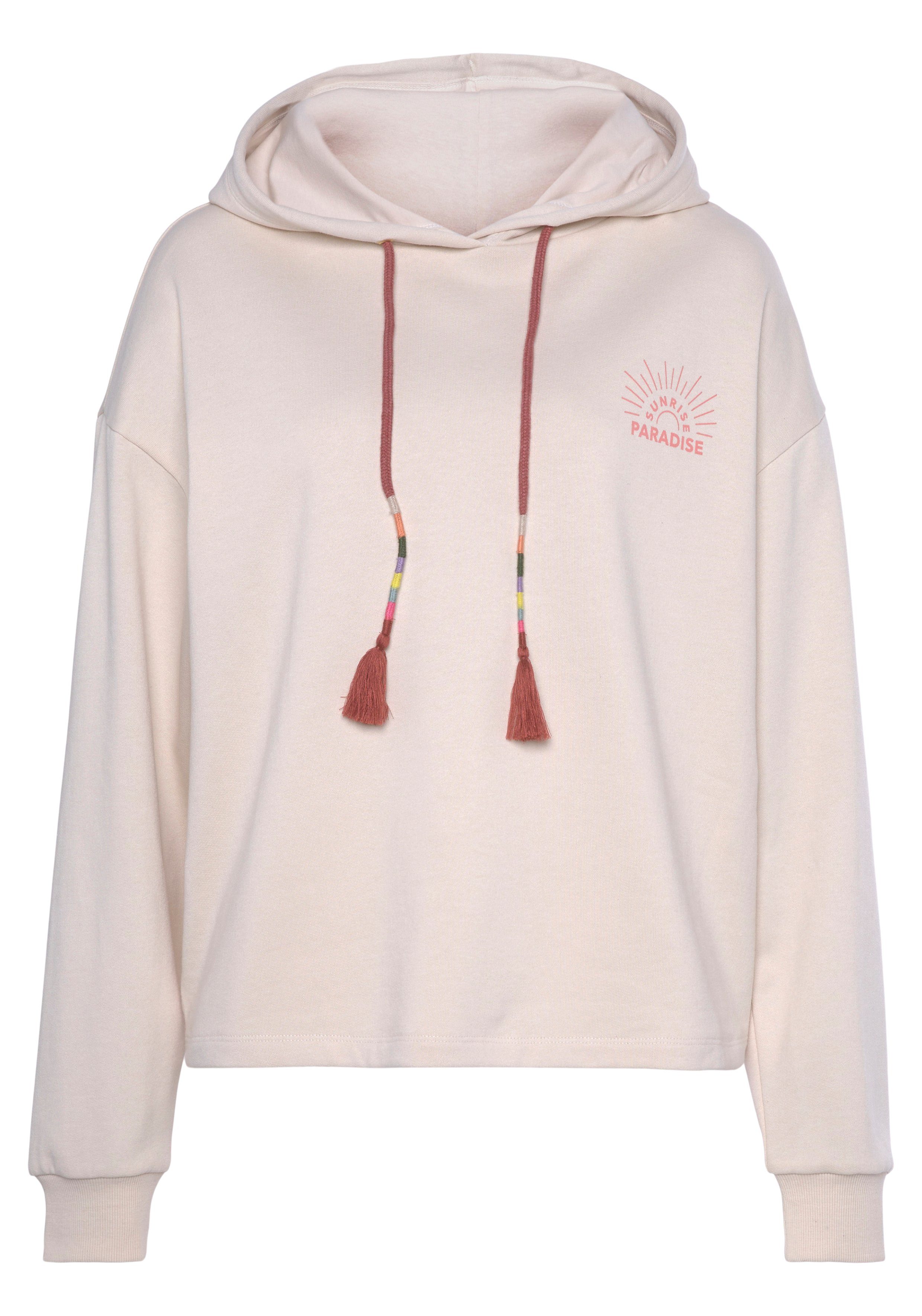 Vivance Hoodie, Kapuzensweatshirt mit Print, Loungewear günstig online kaufen