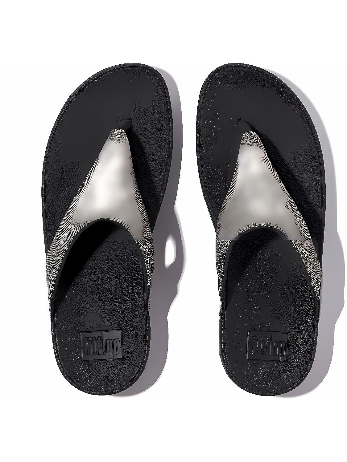 Lulu Shimmerlux Toe-Post Sandals Sandale
