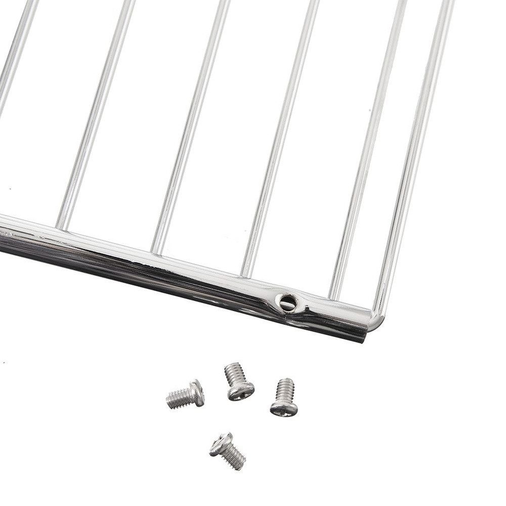 Orion Group Backofenrost ausziehbar 35-60 cm verchromt, Stahl,Metall, verstellbar 35-60 cm, robust, nicht spülmaschinengeeignet – Bild 4 von 5