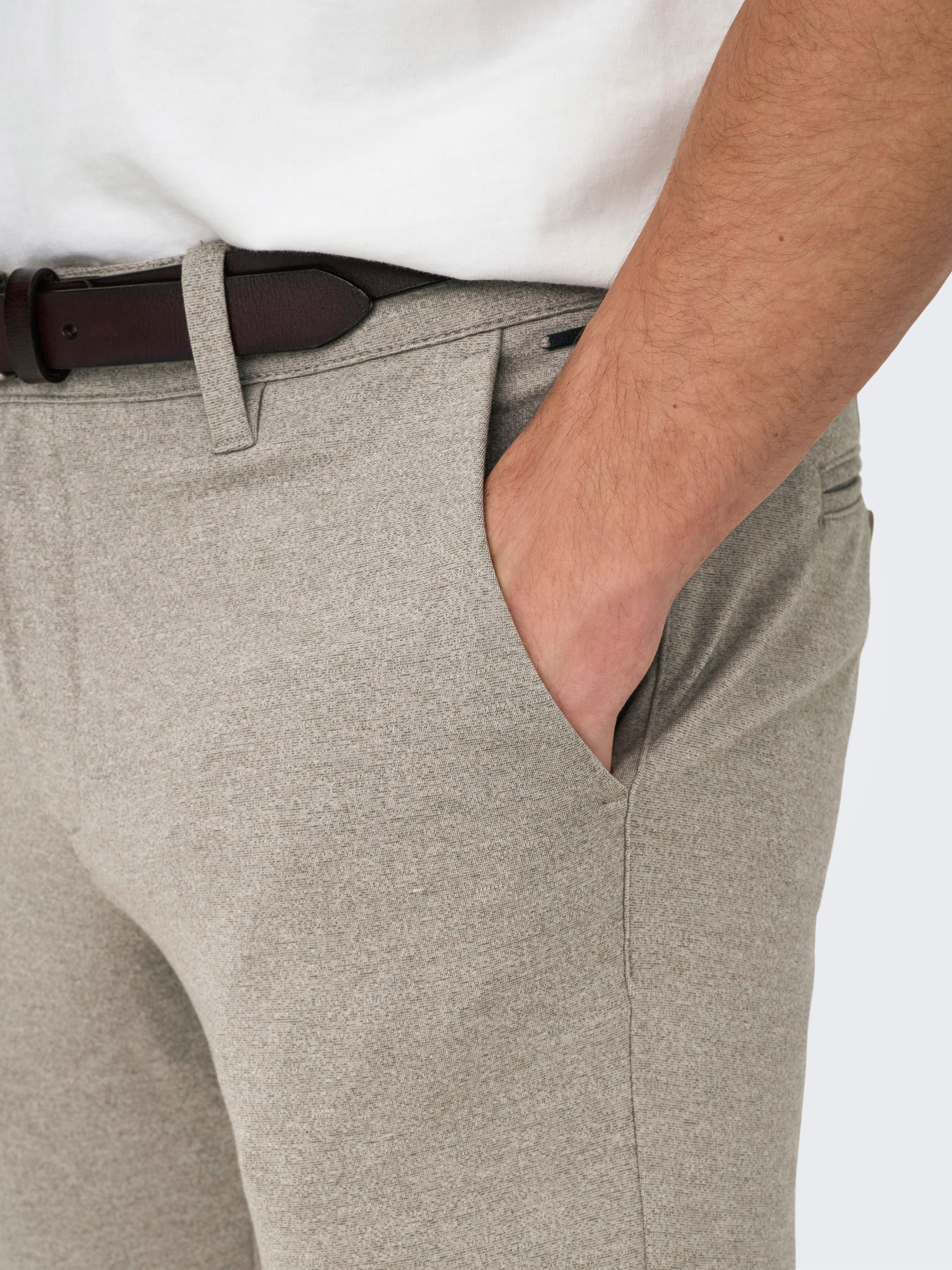 ONLY & SONS Chinohose mit geschlossenen Gesäßtaschen