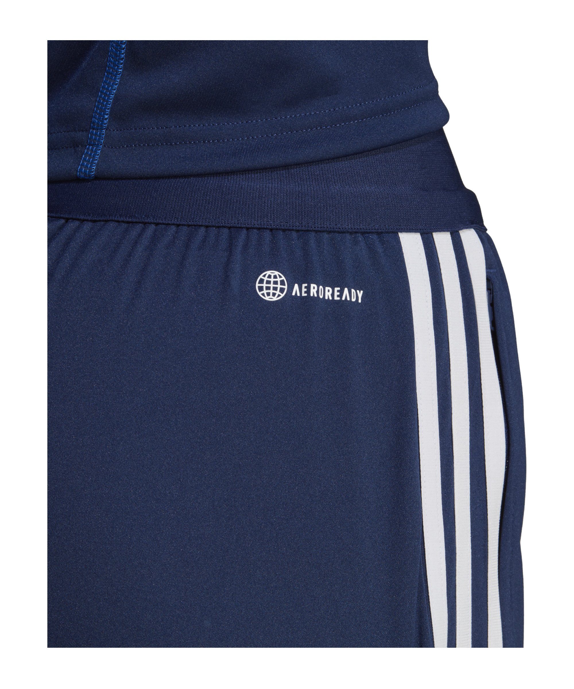 23 Damen Tiro Trainingsshort low Performance Sporthose League adidas blau
