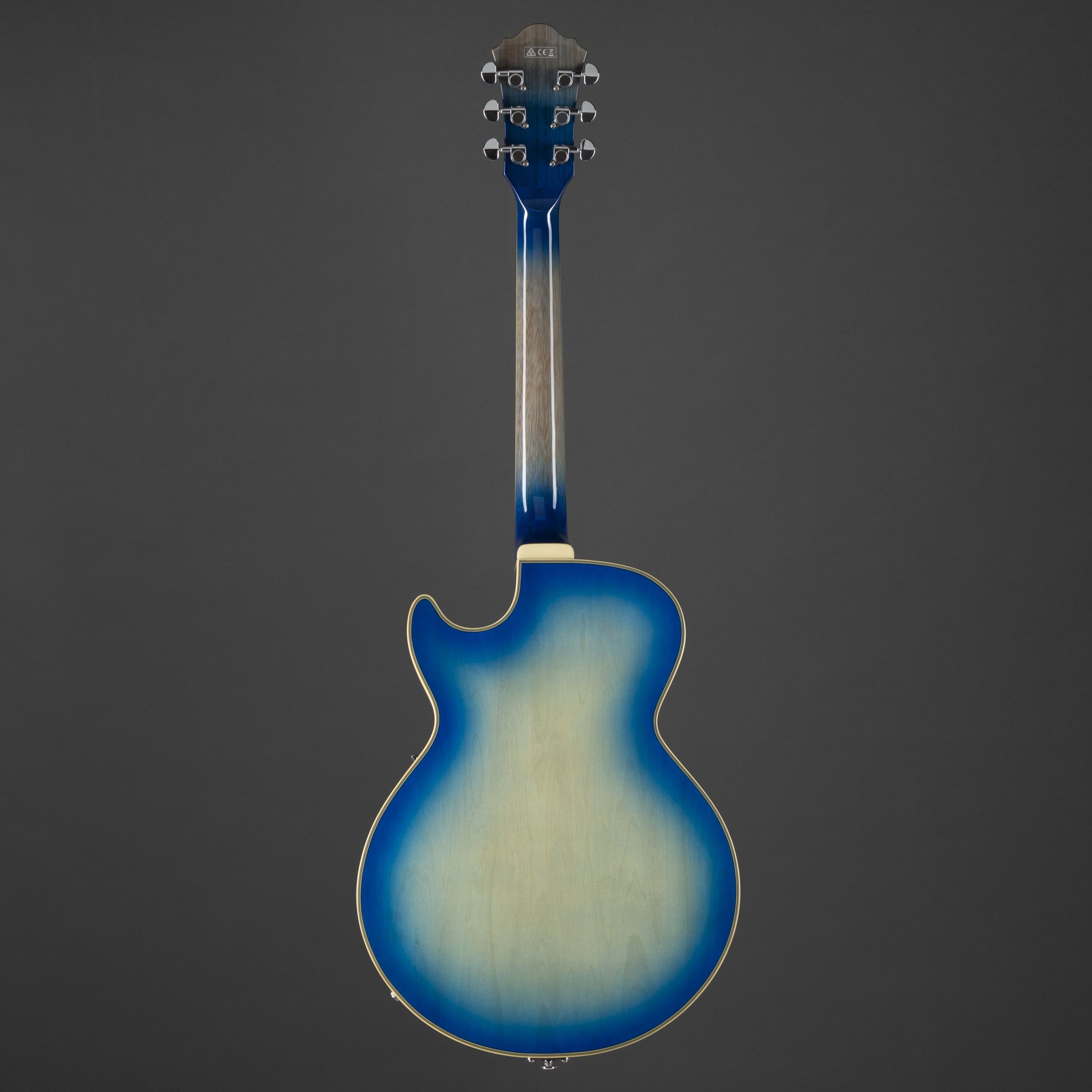 Ibanez Halbakustik-Gitarre, Halb-Akustik Gitarren, Hollow-Body Modelle, George Benson GB10EM-JBB Jet Blue Burst - Halbakustik Gitarre