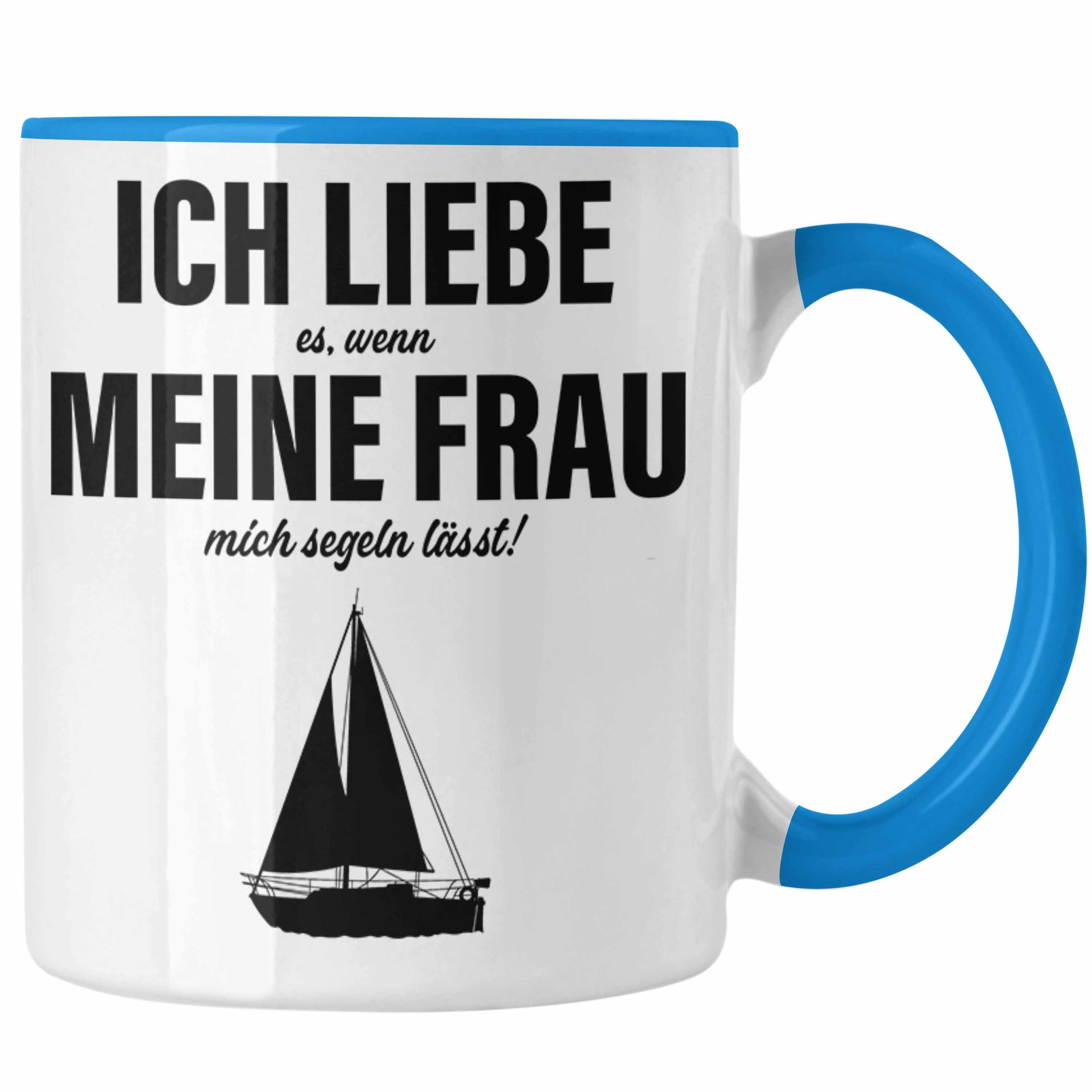 Segler Tasse Zubehör Männer Tasse - Geschenkideen Trendation Trendation Gadgeds Tasse Geschenke für Blau Lustig Segeln